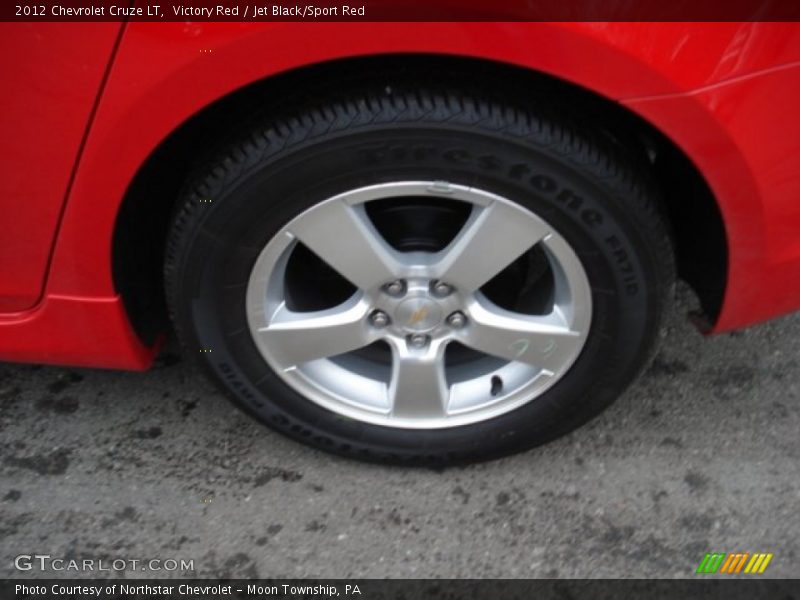 Victory Red / Jet Black/Sport Red 2012 Chevrolet Cruze LT