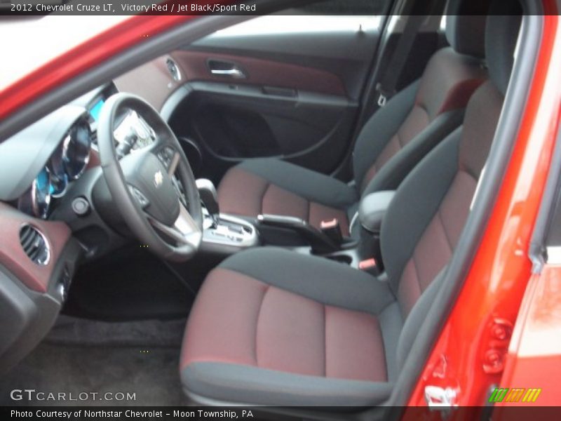  2012 Cruze LT Jet Black/Sport Red Interior