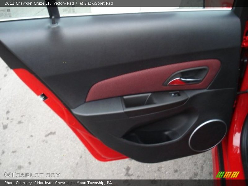 Victory Red / Jet Black/Sport Red 2012 Chevrolet Cruze LT