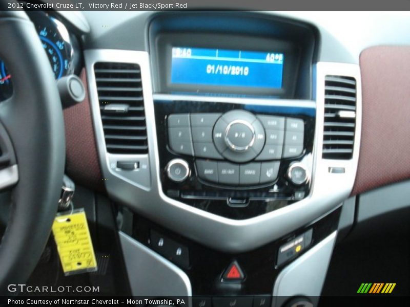 Victory Red / Jet Black/Sport Red 2012 Chevrolet Cruze LT