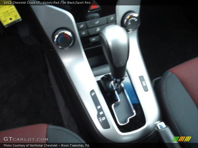 Victory Red / Jet Black/Sport Red 2012 Chevrolet Cruze LT