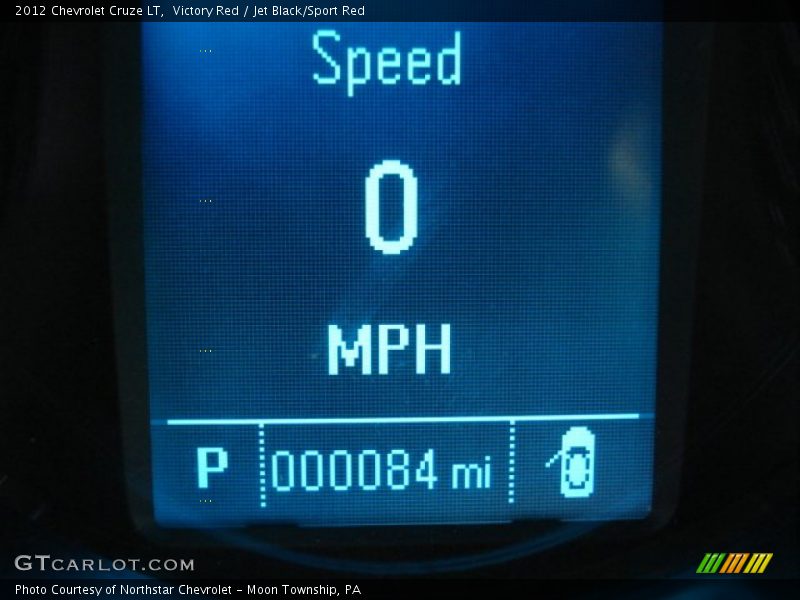 Victory Red / Jet Black/Sport Red 2012 Chevrolet Cruze LT