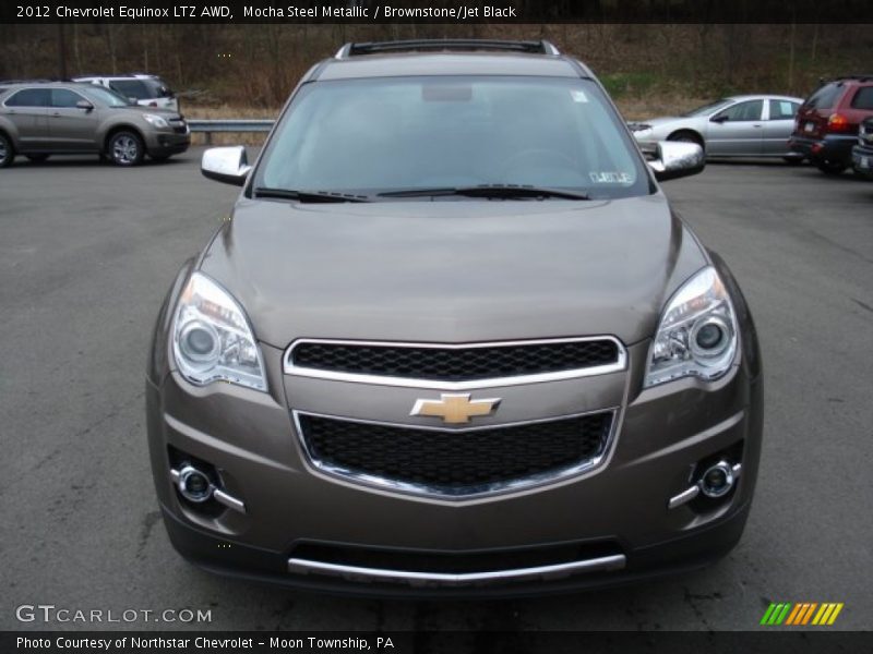 Mocha Steel Metallic / Brownstone/Jet Black 2012 Chevrolet Equinox LTZ AWD