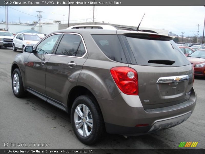 Mocha Steel Metallic / Brownstone/Jet Black 2012 Chevrolet Equinox LTZ AWD