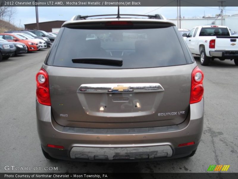 Mocha Steel Metallic / Brownstone/Jet Black 2012 Chevrolet Equinox LTZ AWD