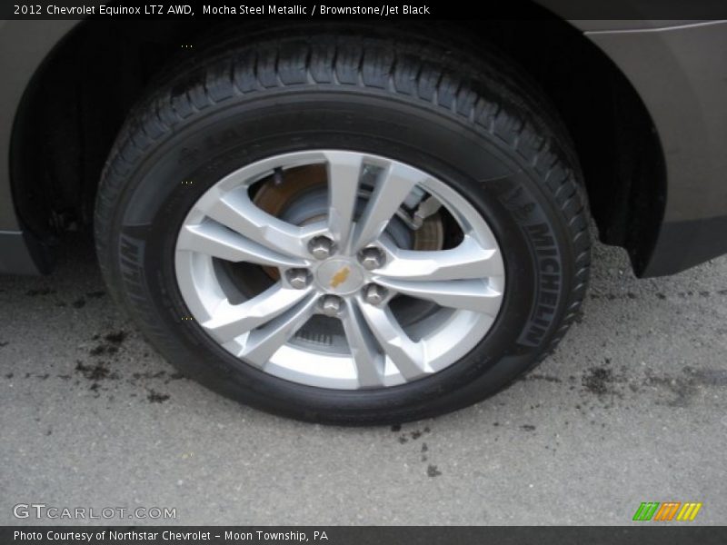 Mocha Steel Metallic / Brownstone/Jet Black 2012 Chevrolet Equinox LTZ AWD