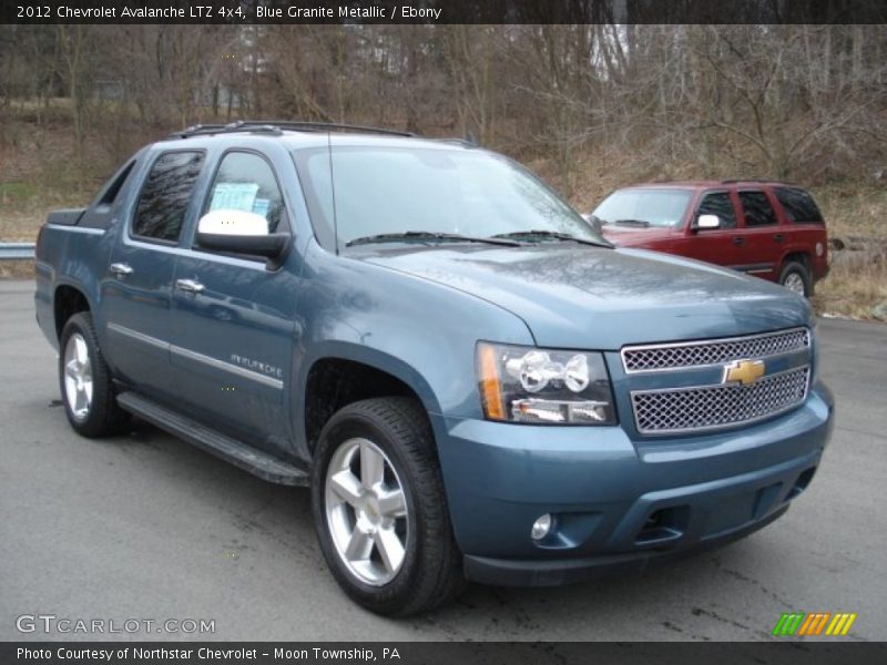 Blue Granite Metallic / Ebony 2012 Chevrolet Avalanche LTZ 4x4