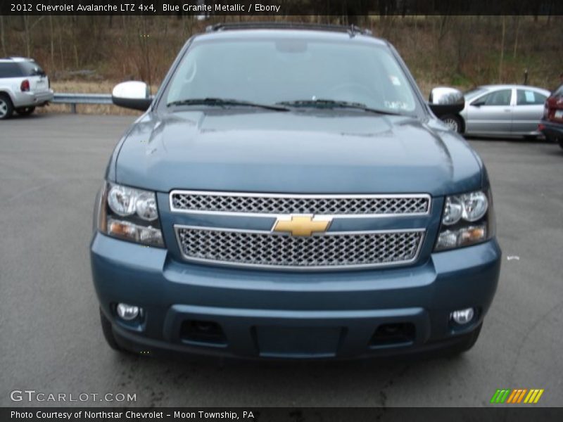 Blue Granite Metallic / Ebony 2012 Chevrolet Avalanche LTZ 4x4