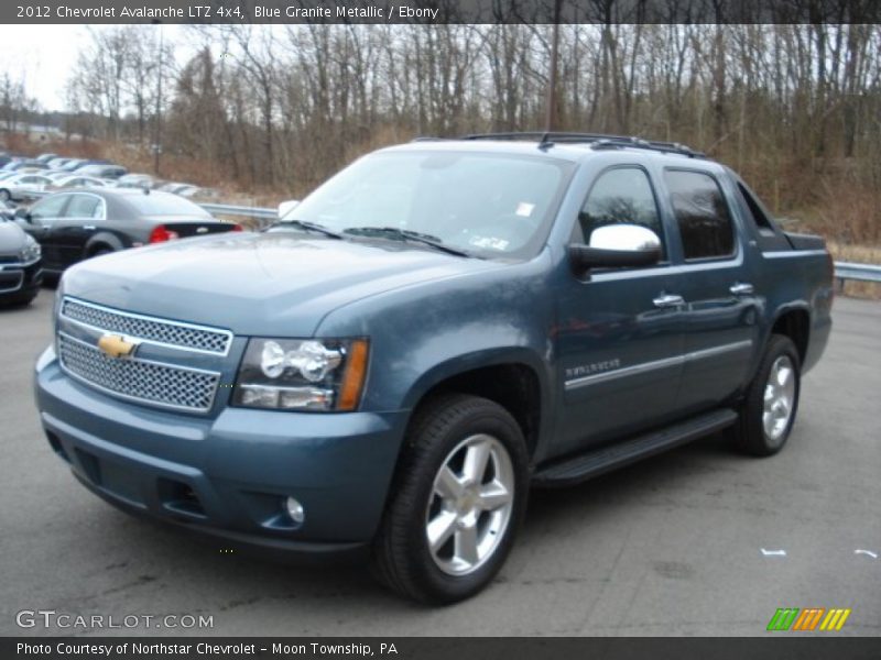 Blue Granite Metallic / Ebony 2012 Chevrolet Avalanche LTZ 4x4