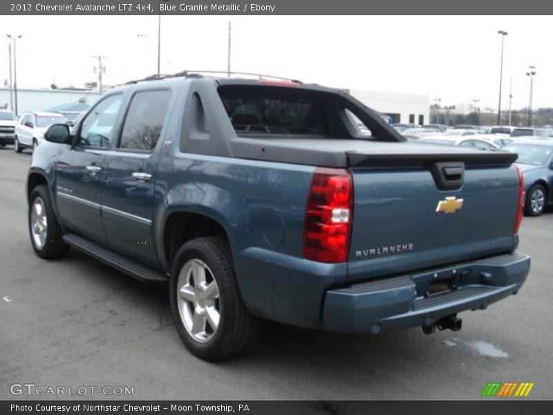 Blue Granite Metallic / Ebony 2012 Chevrolet Avalanche LTZ 4x4