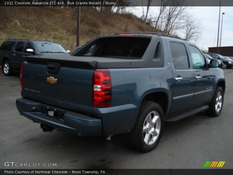 Blue Granite Metallic / Ebony 2012 Chevrolet Avalanche LTZ 4x4