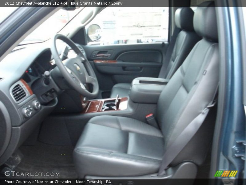 Blue Granite Metallic / Ebony 2012 Chevrolet Avalanche LTZ 4x4