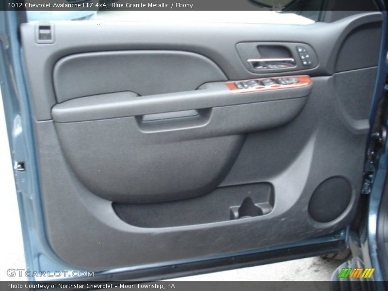Blue Granite Metallic / Ebony 2012 Chevrolet Avalanche LTZ 4x4
