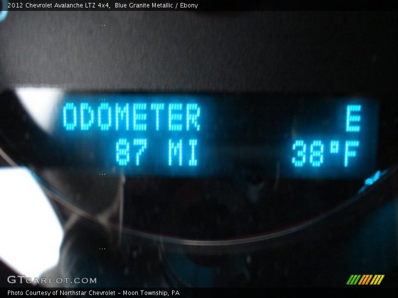 Blue Granite Metallic / Ebony 2012 Chevrolet Avalanche LTZ 4x4