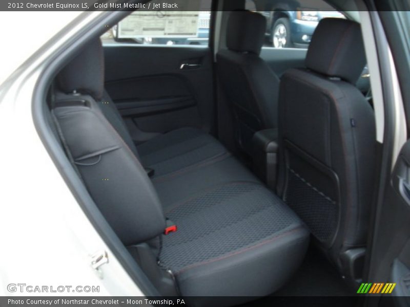 Gold Mist Metallic / Jet Black 2012 Chevrolet Equinox LS