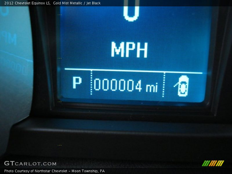 Gold Mist Metallic / Jet Black 2012 Chevrolet Equinox LS