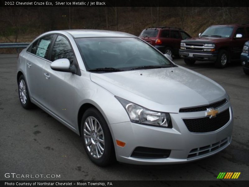 Silver Ice Metallic / Jet Black 2012 Chevrolet Cruze Eco