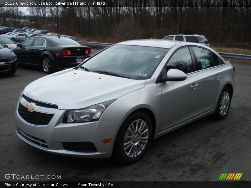 Silver Ice Metallic / Jet Black 2012 Chevrolet Cruze Eco