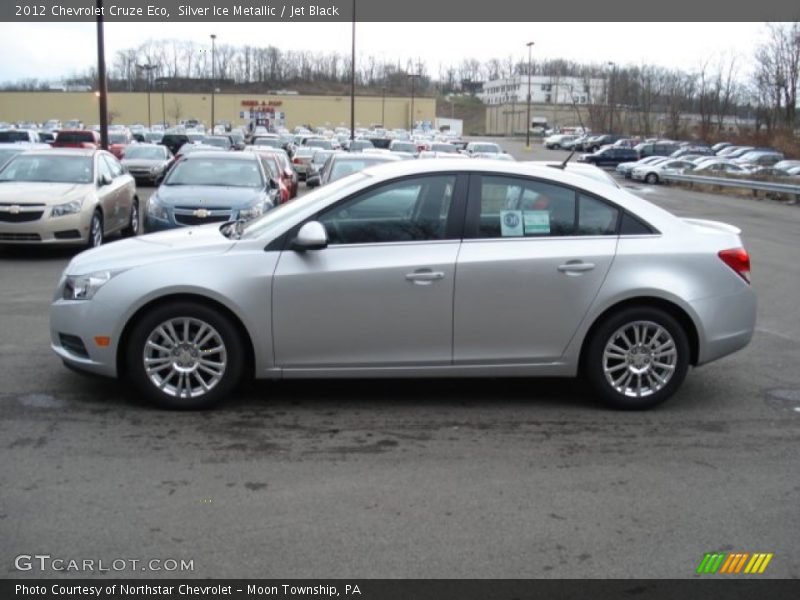 Silver Ice Metallic / Jet Black 2012 Chevrolet Cruze Eco