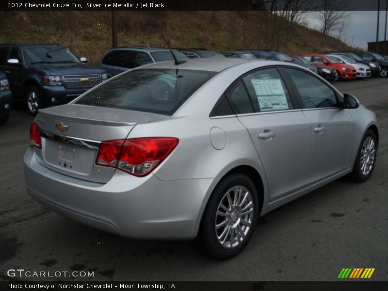 Silver Ice Metallic / Jet Black 2012 Chevrolet Cruze Eco