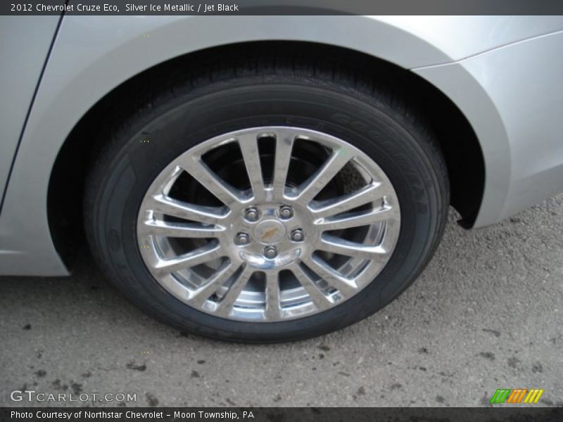 Silver Ice Metallic / Jet Black 2012 Chevrolet Cruze Eco