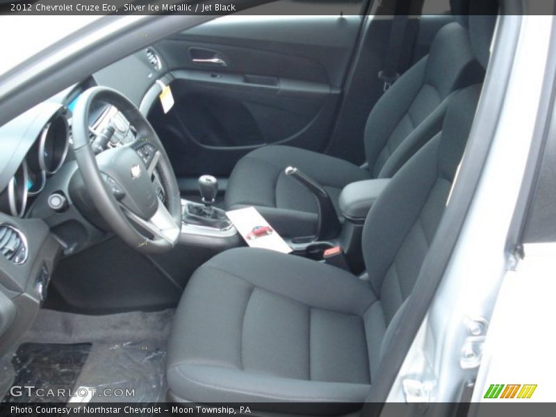 Silver Ice Metallic / Jet Black 2012 Chevrolet Cruze Eco
