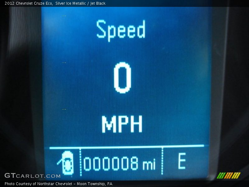 Silver Ice Metallic / Jet Black 2012 Chevrolet Cruze Eco
