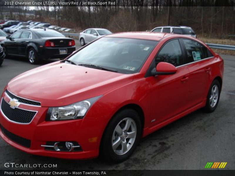 Victory Red / Jet Black/Sport Red 2012 Chevrolet Cruze LTZ/RS