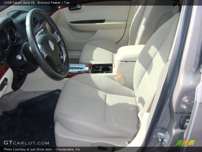 Bronzed Pewter / Tan 2008 Saturn Aura XE