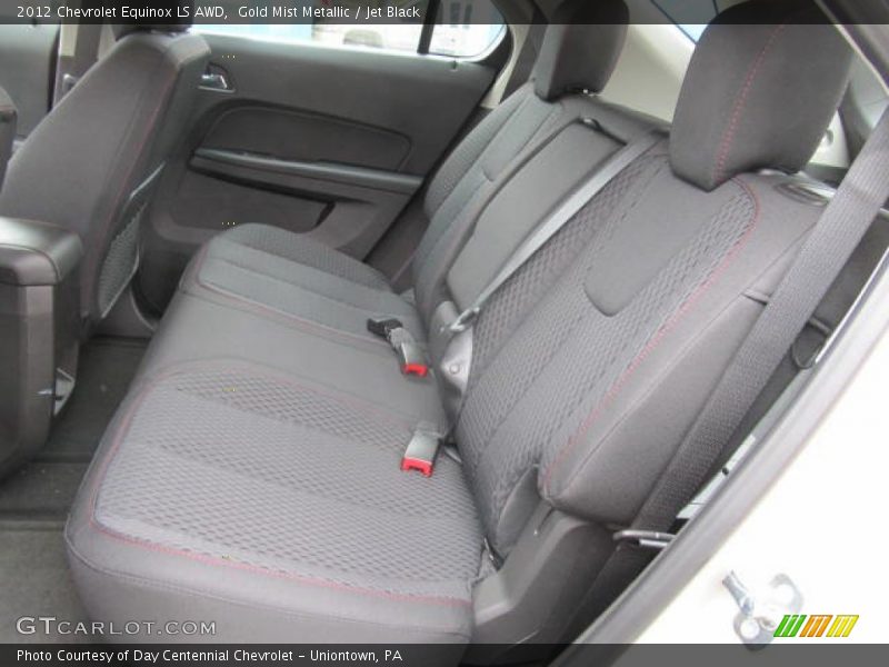 Gold Mist Metallic / Jet Black 2012 Chevrolet Equinox LS AWD
