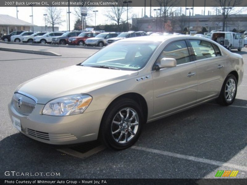 Gold Mist Metallic / Cocoa/Cashmere 2007 Buick Lucerne CXL