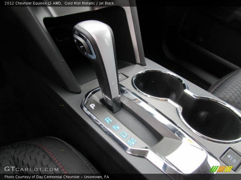 Gold Mist Metallic / Jet Black 2012 Chevrolet Equinox LS AWD