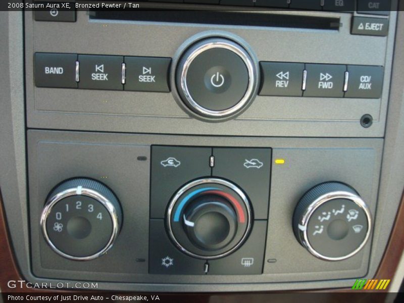 Bronzed Pewter / Tan 2008 Saturn Aura XE