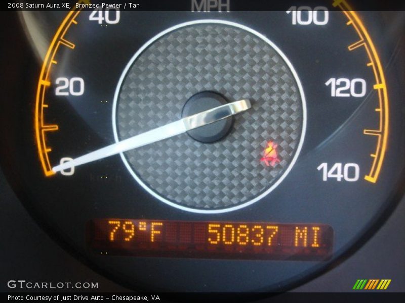 Bronzed Pewter / Tan 2008 Saturn Aura XE