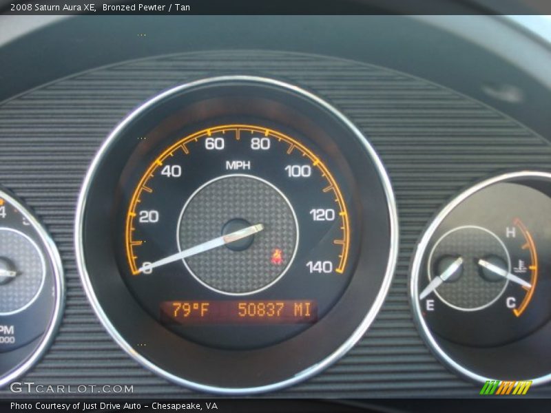 Bronzed Pewter / Tan 2008 Saturn Aura XE