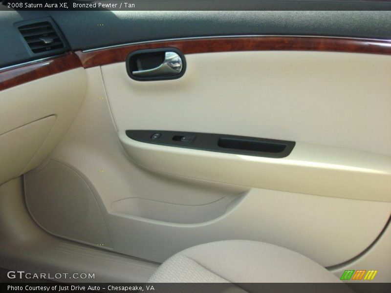 Bronzed Pewter / Tan 2008 Saturn Aura XE