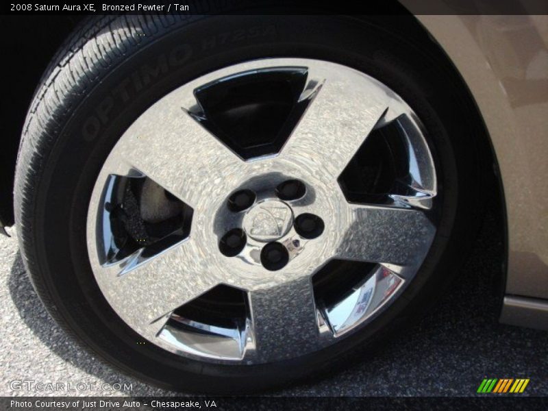Bronzed Pewter / Tan 2008 Saturn Aura XE