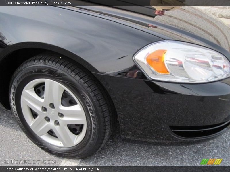 Black / Gray 2008 Chevrolet Impala LS