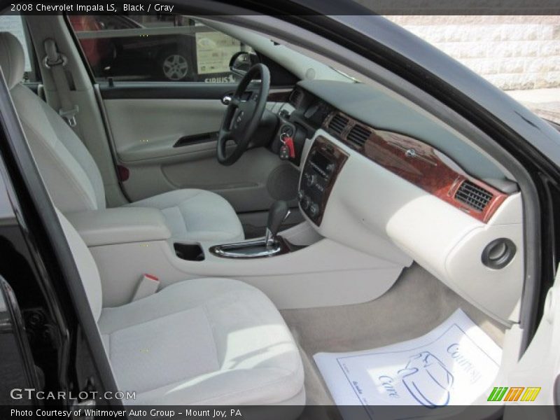 Black / Gray 2008 Chevrolet Impala LS