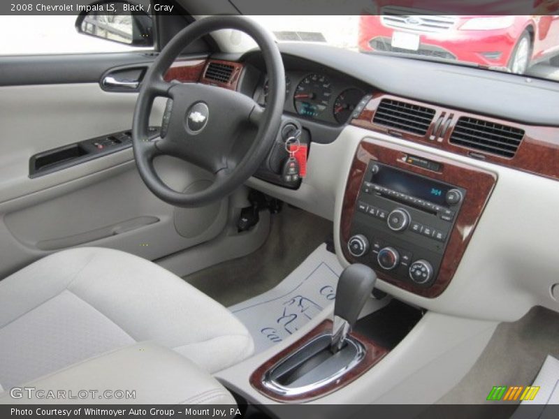 Black / Gray 2008 Chevrolet Impala LS