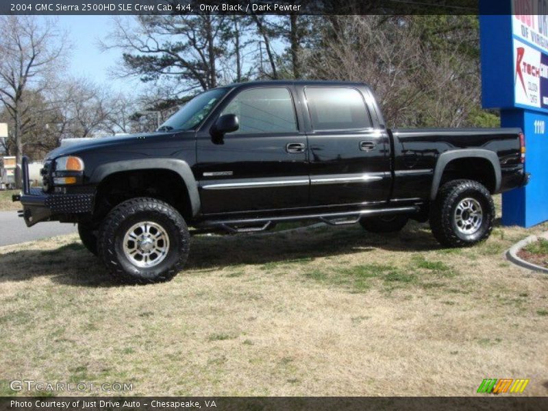 Onyx Black / Dark Pewter 2004 GMC Sierra 2500HD SLE Crew Cab 4x4