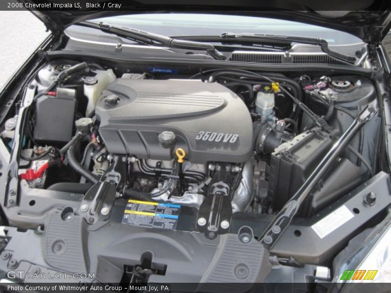 Black / Gray 2008 Chevrolet Impala LS