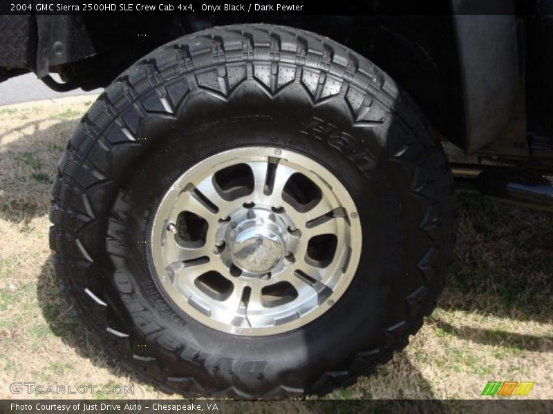 Onyx Black / Dark Pewter 2004 GMC Sierra 2500HD SLE Crew Cab 4x4