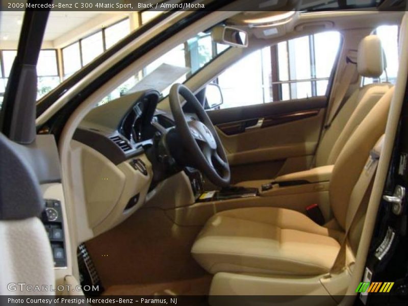 Black / Almond/Mocha 2009 Mercedes-Benz C 300 4Matic Sport