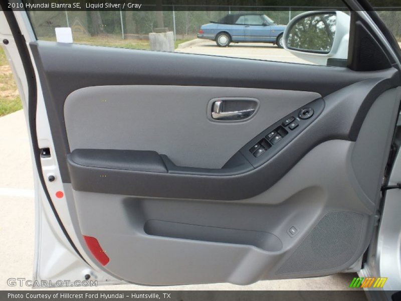 Liquid Silver / Gray 2010 Hyundai Elantra SE