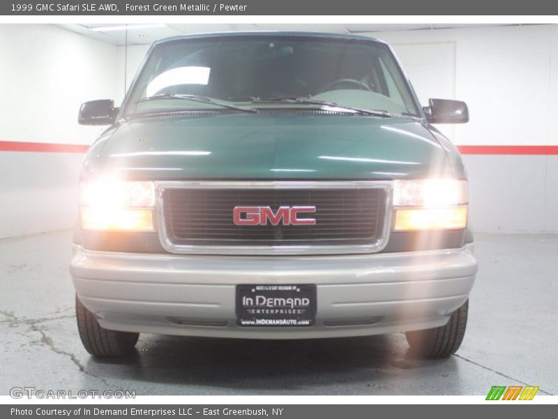 Forest Green Metallic / Pewter 1999 GMC Safari SLE AWD
