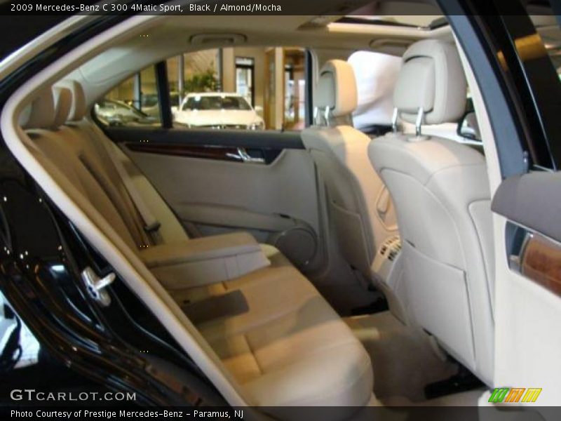 Black / Almond/Mocha 2009 Mercedes-Benz C 300 4Matic Sport