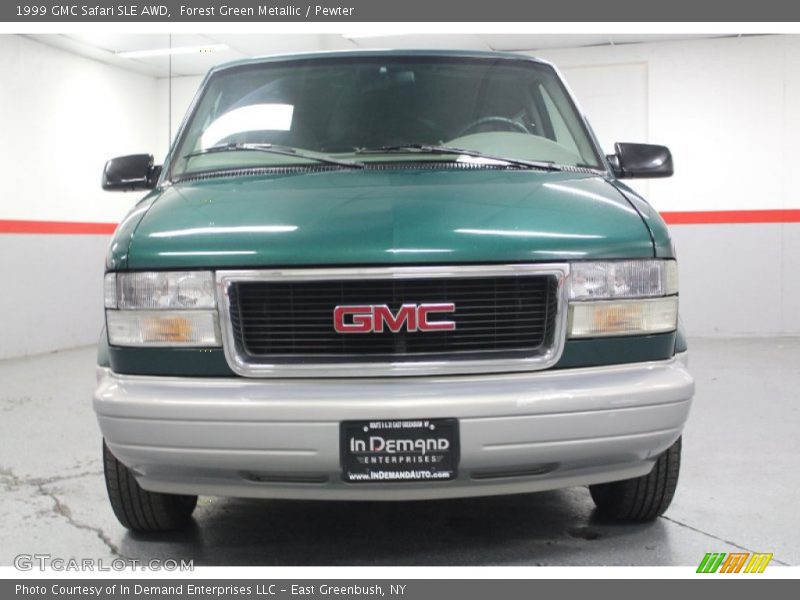Forest Green Metallic / Pewter 1999 GMC Safari SLE AWD