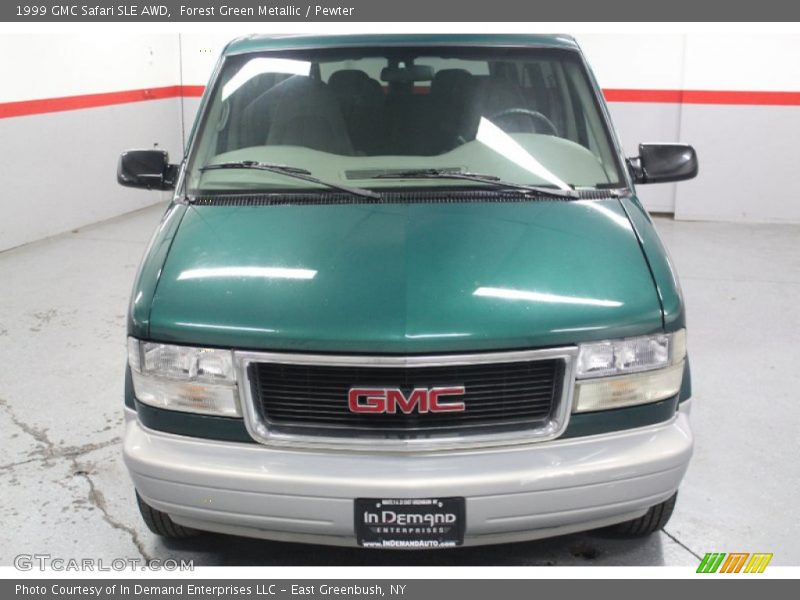 Forest Green Metallic / Pewter 1999 GMC Safari SLE AWD