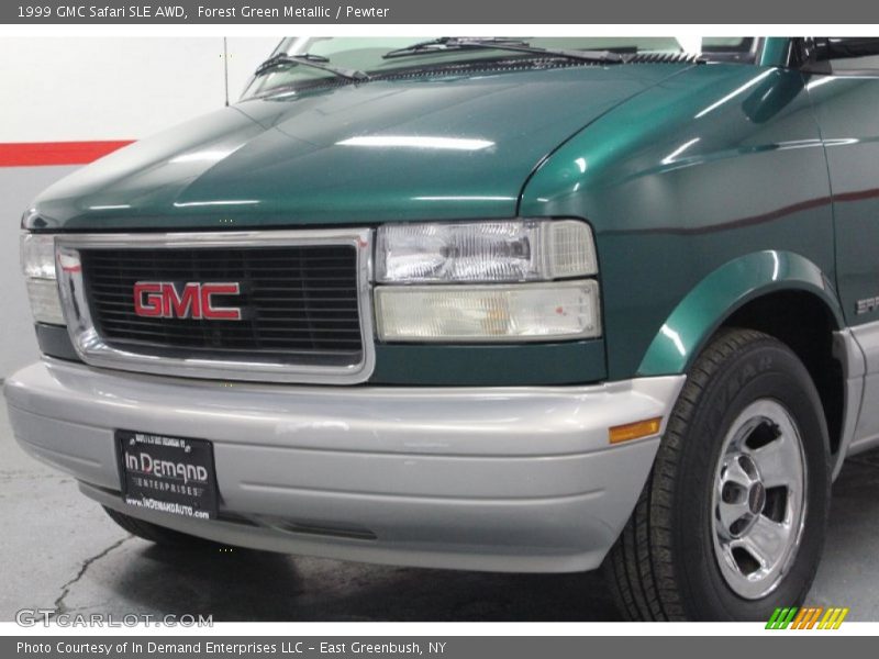 Forest Green Metallic / Pewter 1999 GMC Safari SLE AWD